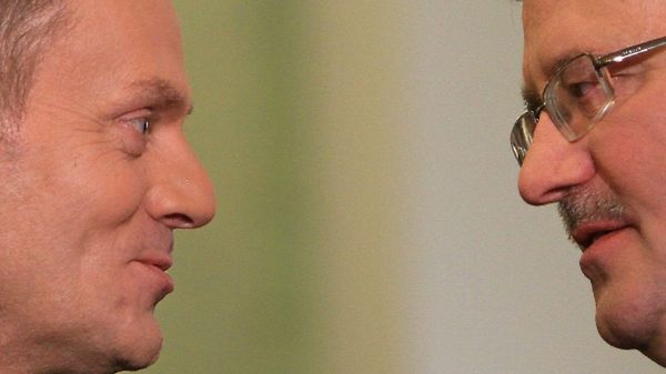 Prezydent Bronisław Komorowski i premier Donald Tusk