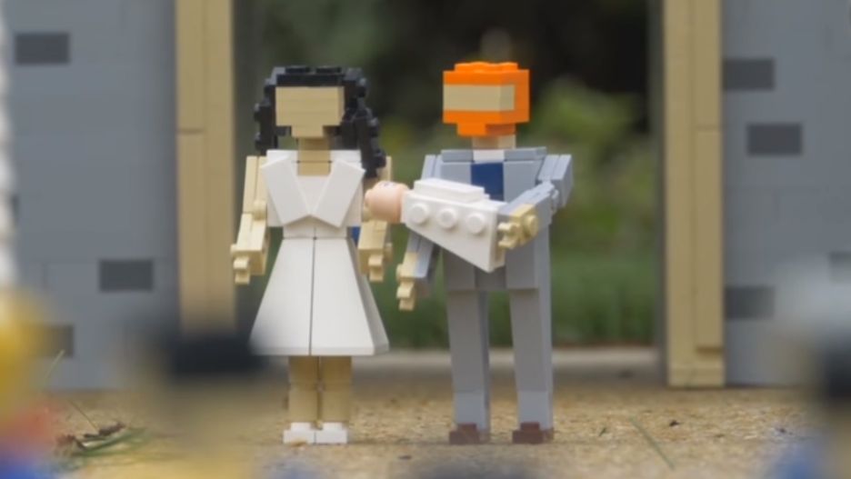 Tak wygląda książęca para w wersji Lego