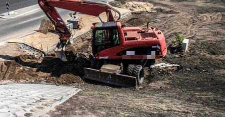 Śmiertelny wypadek w Białymstoku. Koparka przejechała mężczyznę