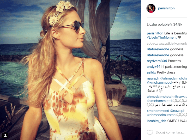 Paris Hilton w sukience od polskiego projektanta. Paris Hilton w sukience od Daniela Jacoba Dali