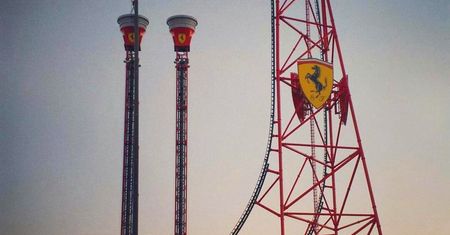 Ferrari Land - park z najwyższym i najszybszym rollercoasterem w Europie