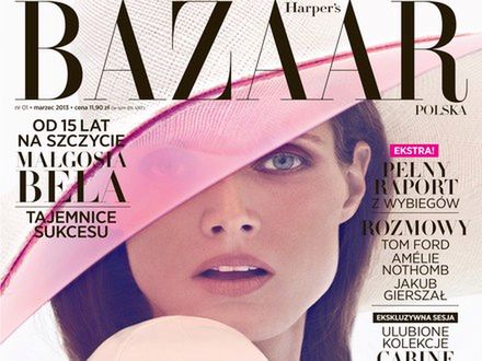 Małgosia Bela twarzą pierwszego numeru Harper’s Bazaar Polska