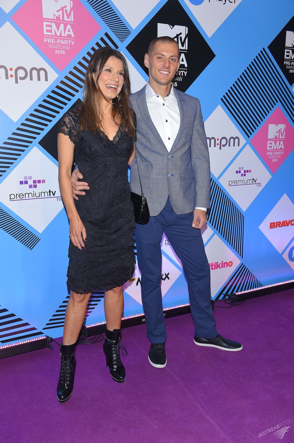 Kasia Kępka z chłopakiem Honey na MTV EMA 2015 Pre-party