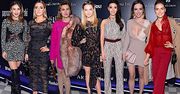 Gwiazdy na urodzinowym pokazie Paprocki & Brzozowski: Karolina Szostak, Edyta Herbuś, Małgorzata Socha, Reni Jusis