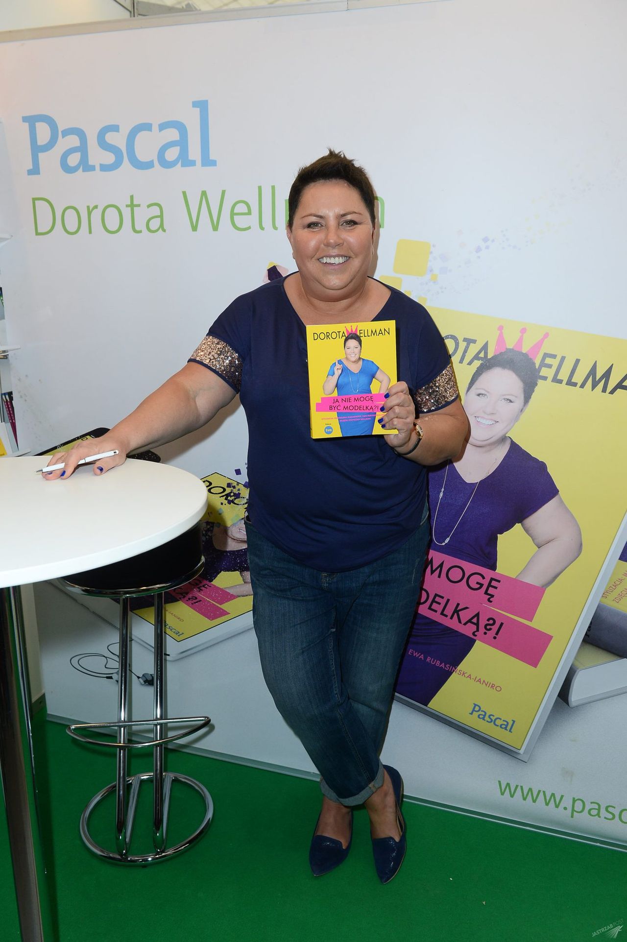 Dorota Wellman na 6. Warszawskich Targach Książki 2015