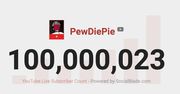 PewDiePie i 100 milionów sybskrypcji