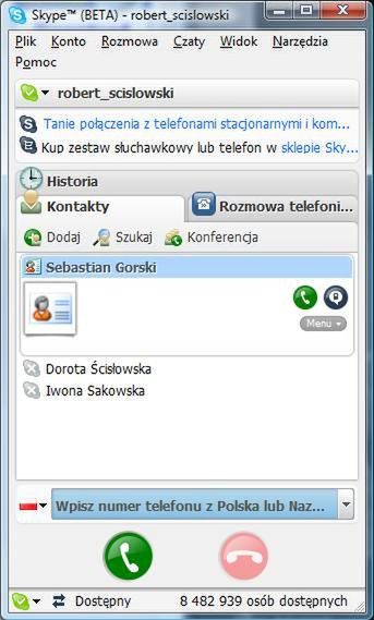 Skype 3.5 - na razie testowo