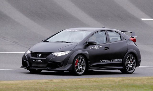 Honda Civic Type R bez kamuflażu