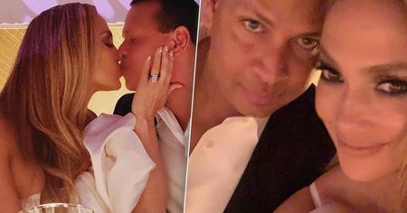 Jennifer Lopez w sukni ślubnej i Alex Rodriguez wyprawili przyjęcie z okazji zaręczyn! Wyglądali jakby wzięli ślub