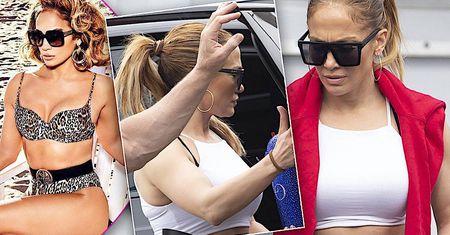 J.Lo na żywo ma lepszy brzuch niż w kampanii Guessa! Nie wierzycie? To zobaczcie TE fotki. Zero Photoshopa