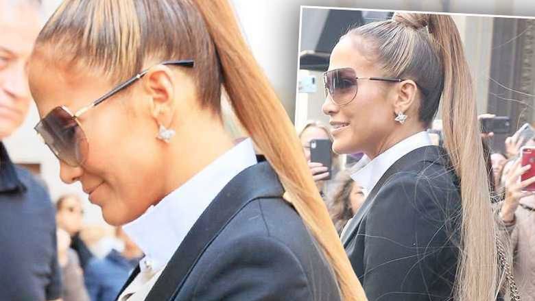 Jennifer Lopez doczepiane włosy