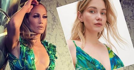 Replika kultowej sukni Versace dla J.Lo na mega wyprzedaży w sieciówce. Jest identyczna, tylko o wiele tańsza