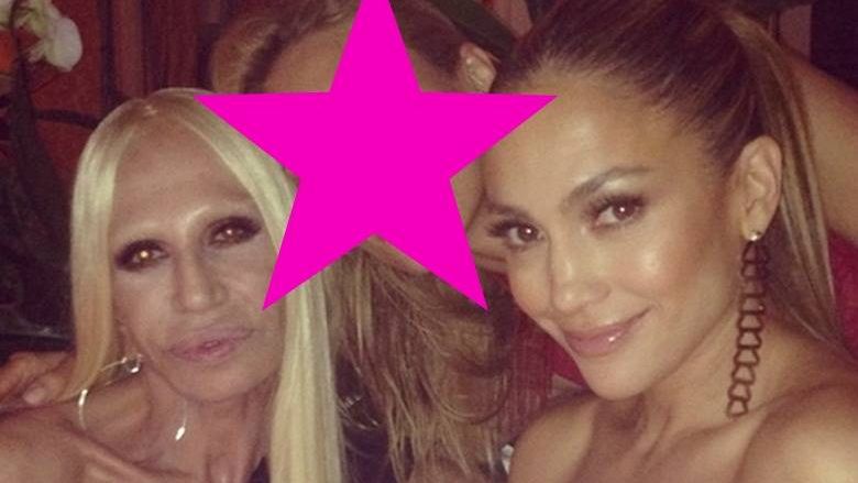 Donatella Versace i Jennifer Lopez