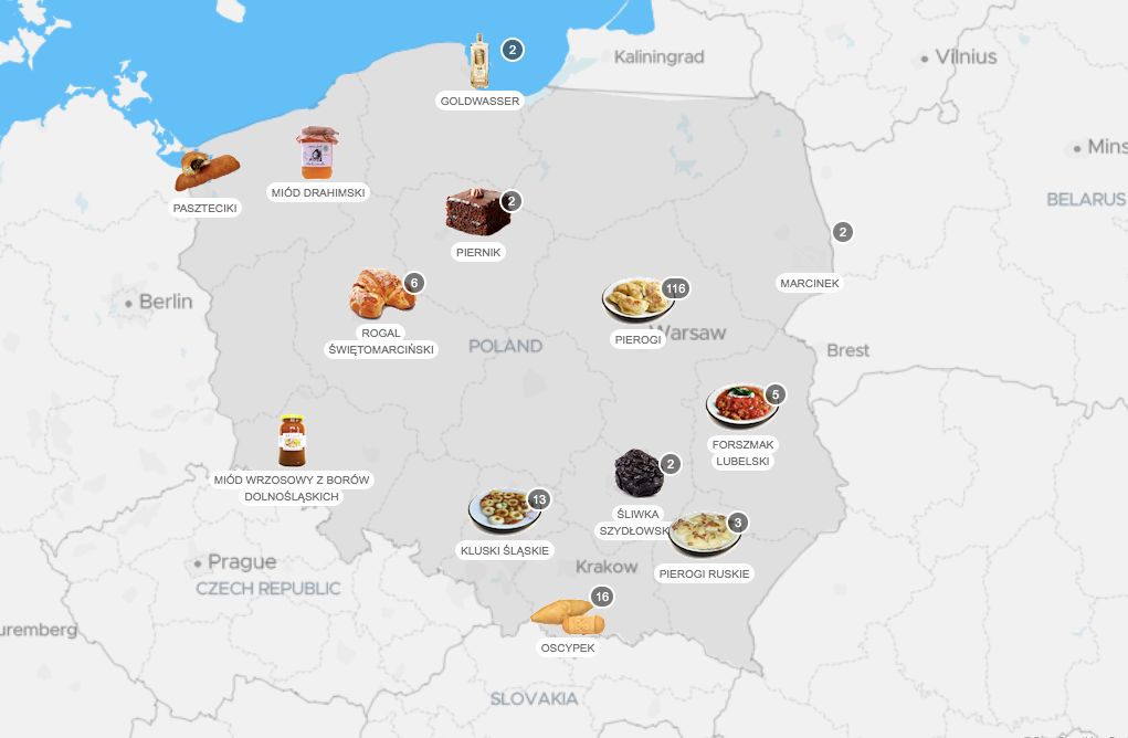 TasteAtlas. Interaktywna mapa lokalnych przysmaków