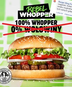 "Roślinny" burger jest smażony na tłuszczu wołowym. Dla kogo oferta Burger King?