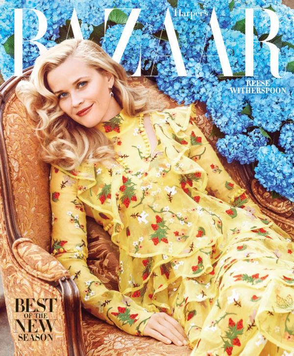Reese Witherspoon w amerykańskim "Harper's Bazaar" 