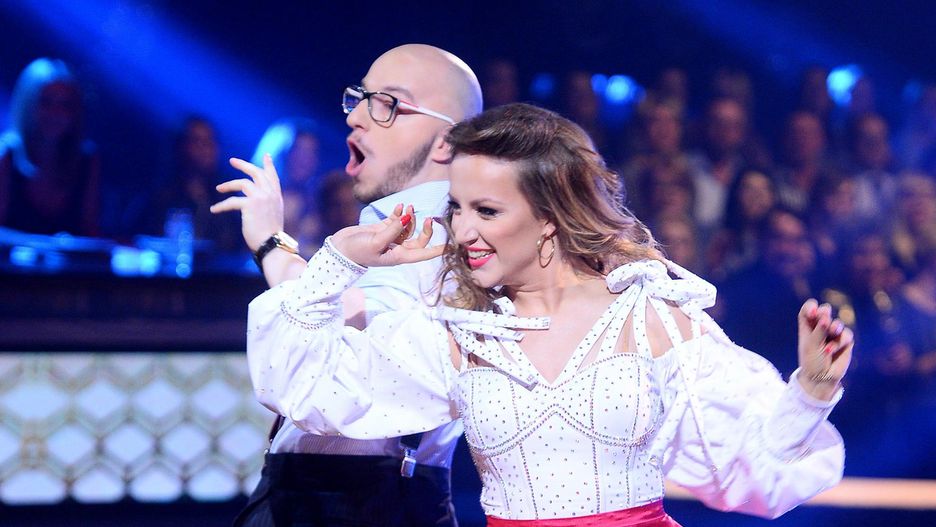 Tomasz "Gimper" Działowy i Natalia Głębocka walczą w finale "Tańca z gwiazdami"