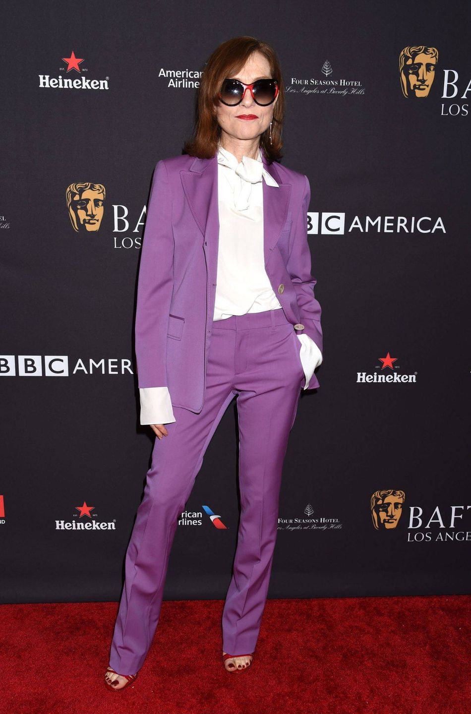Isabelle Huppert - BAFTA Los Angeles Tea Party 2018 (Złote Globy Pre-Party)
