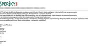 Uwaga na maile "od" Kaspersky Lab