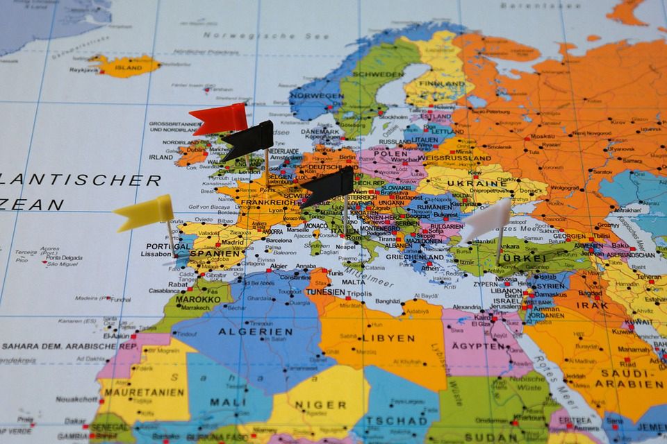 Czy te państwa znajdują się w Europie? 