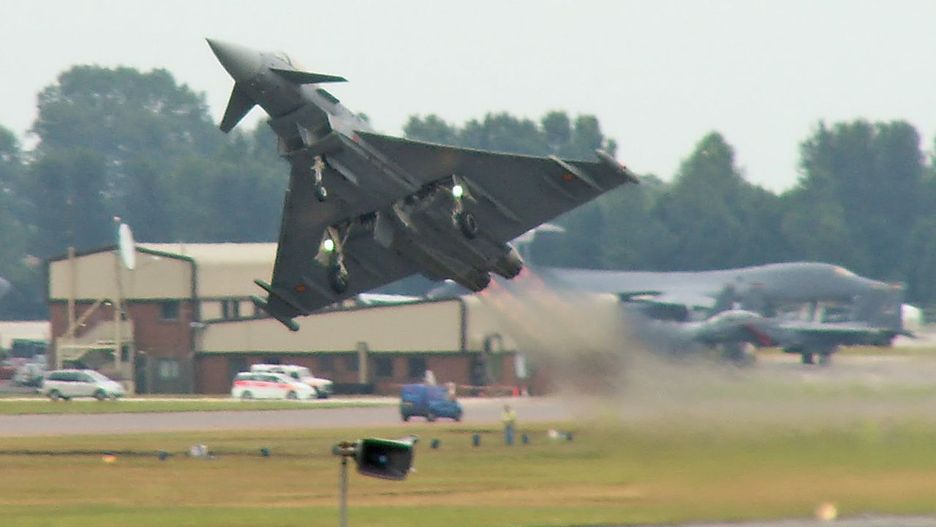 Startujący Eurofighter