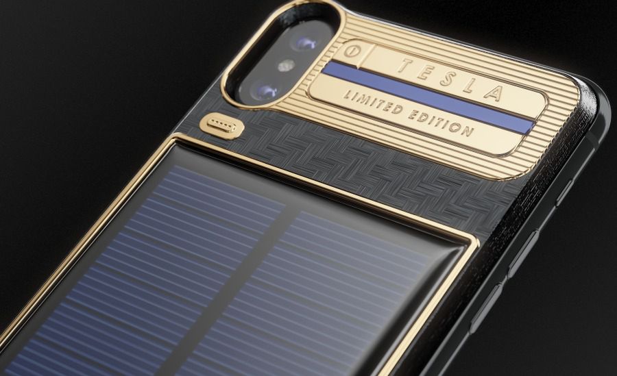 IPhone X Tesla zasilany energią słoneczną. Wygląda niesamowicie, ale kosztuje krocie
