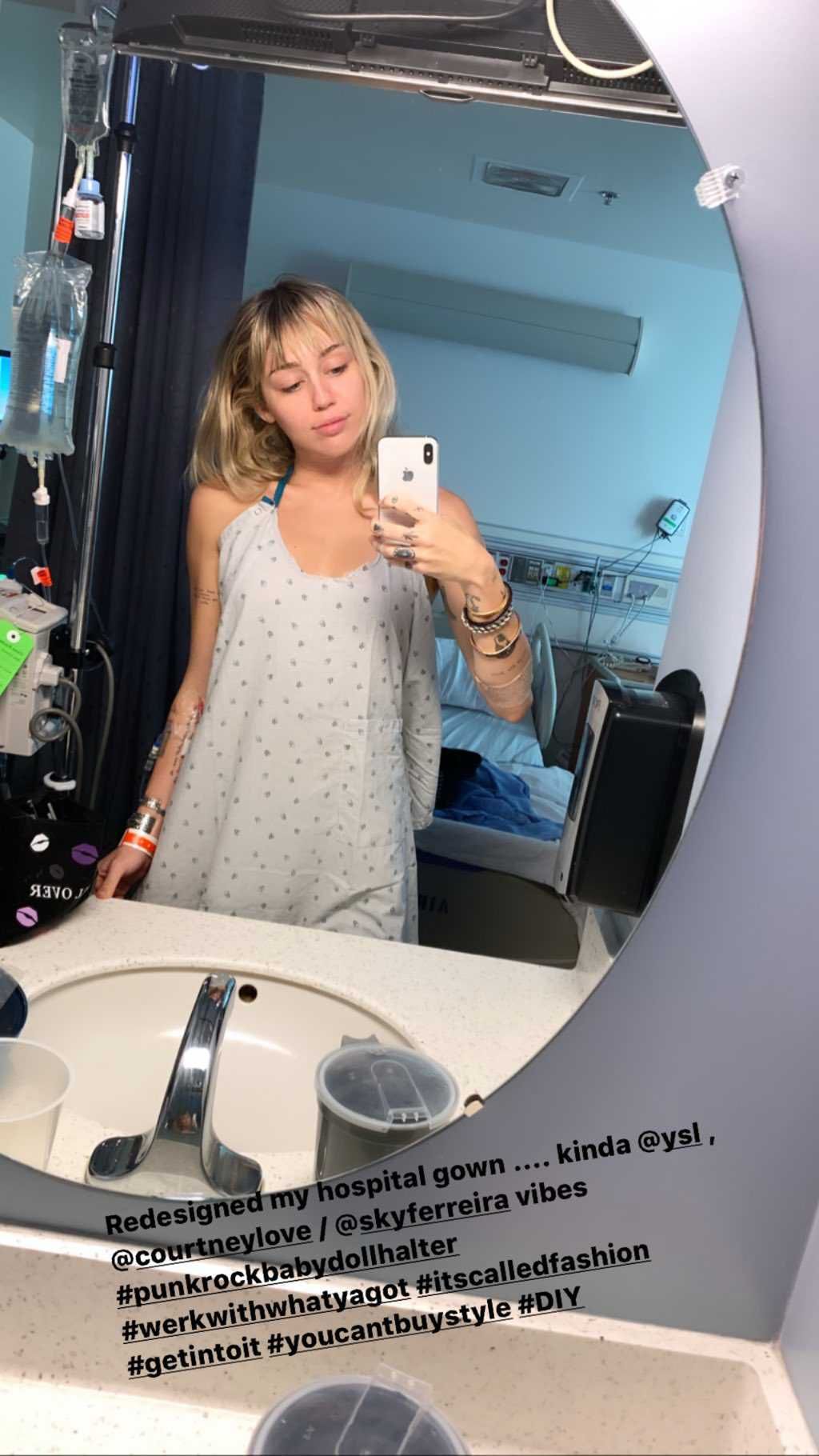 Miley Cyrus w szpitalu z zapaleniem migdałków