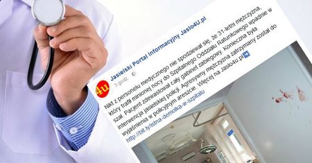 Atak szaleńca w Jaśle. "Szpital wygląda jak rzeźnia”