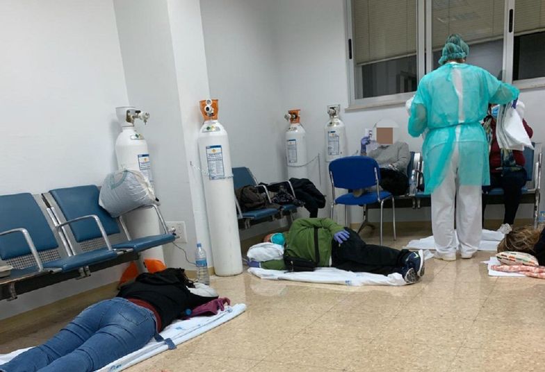 Koronawirus w Hiszpanii. Szpitale pękają w szwach.