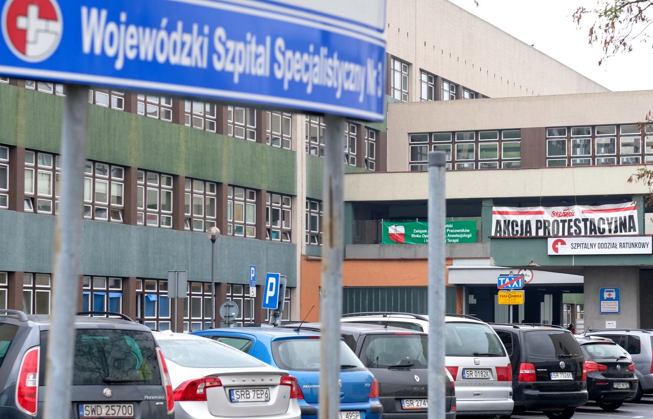 Strajk w Rybniku. Szpital odwołał zabiegi. "Fiasko negocjacji"