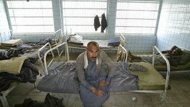 Szpitalna sala w Bagdadzie