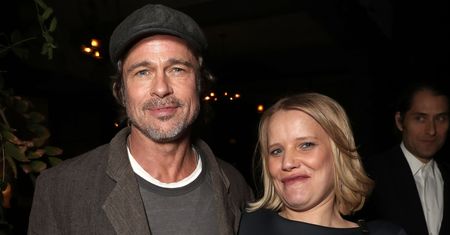 Joanna Kulig w Los Angeles. Na zdjęciu pozuje z Bradem Pittem