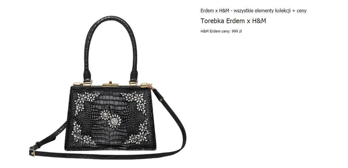 Torebka Moniki Olejnik - ERDEM & H&M