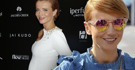 Kasia Zielińska zaprezentowała brzuszek na Flesz Fashion Night 2017 i... zdradziła płeć dziecka?