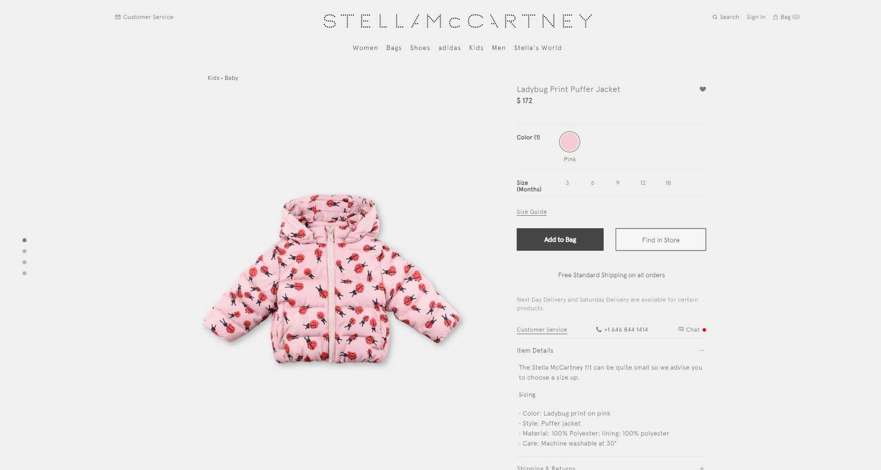 Kurtka w biedronki - Stella McCartney
