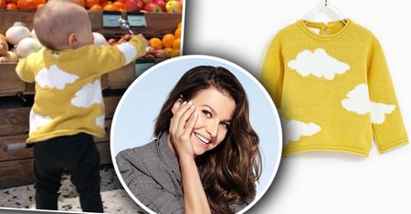 Anna Lewandowska uwielbia swetry z sieciówek. Dla Klary też wyszperała prawdziwą perełkę! Cena? Grosze!