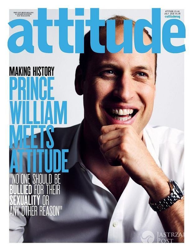Książę William na okładce magazynu gejowskiego