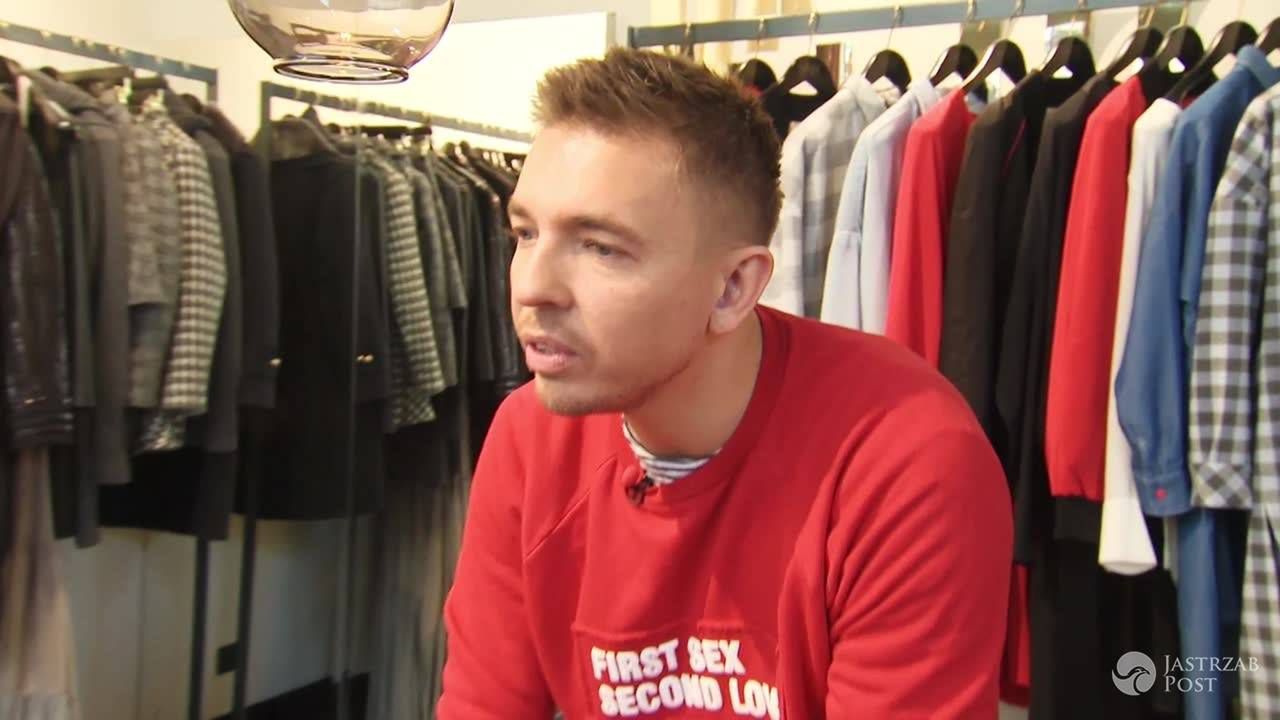 Łukasz Jemioł ubiera Sochę na pokaz