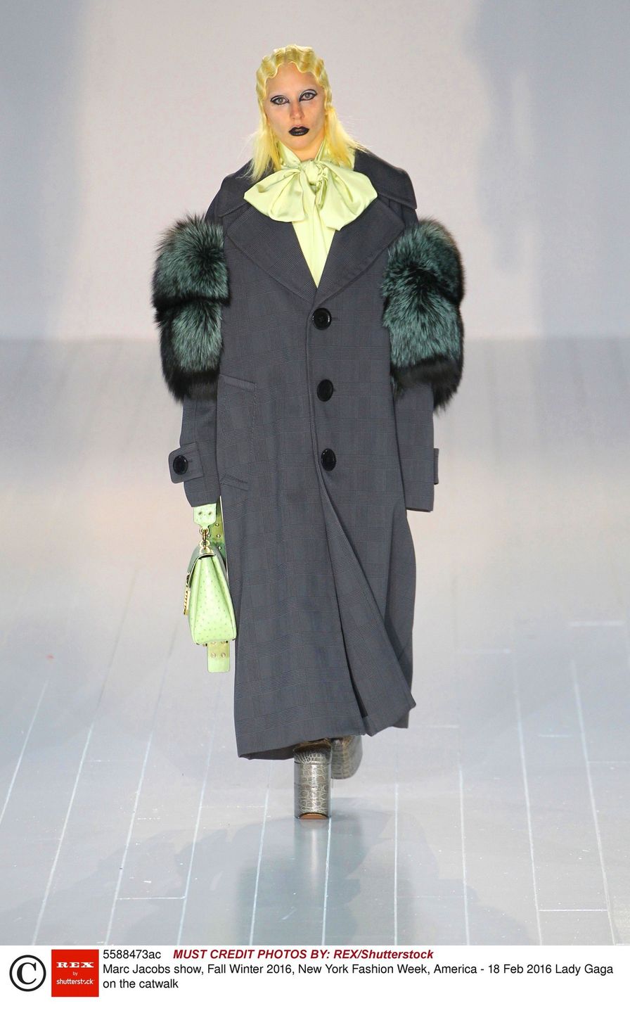 Lady Gaga na pokazie Marca Jacobsa