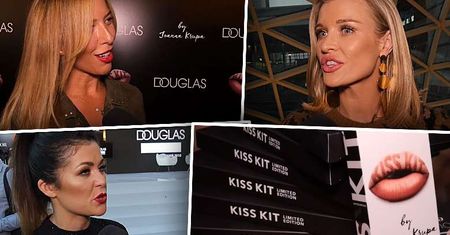 Joanna Krupa i Ewa Chodakowska promowały swoje autorskie kosmetyki! W Douglasie zrobiło się gorąco!  [WIDEO]