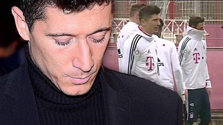 Robert Lewandowski wdał się w sprzeczkę na treningu