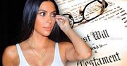 Kim Kardashian już spisała testament! Skandal na cały świat!