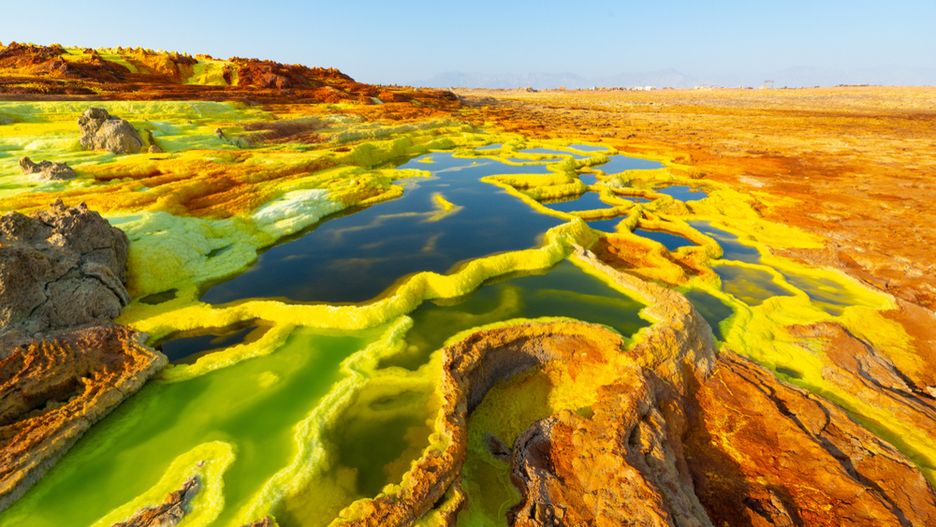 Dallol, to jedno z najbardziej ekstremalnych środowisk na Ziemi