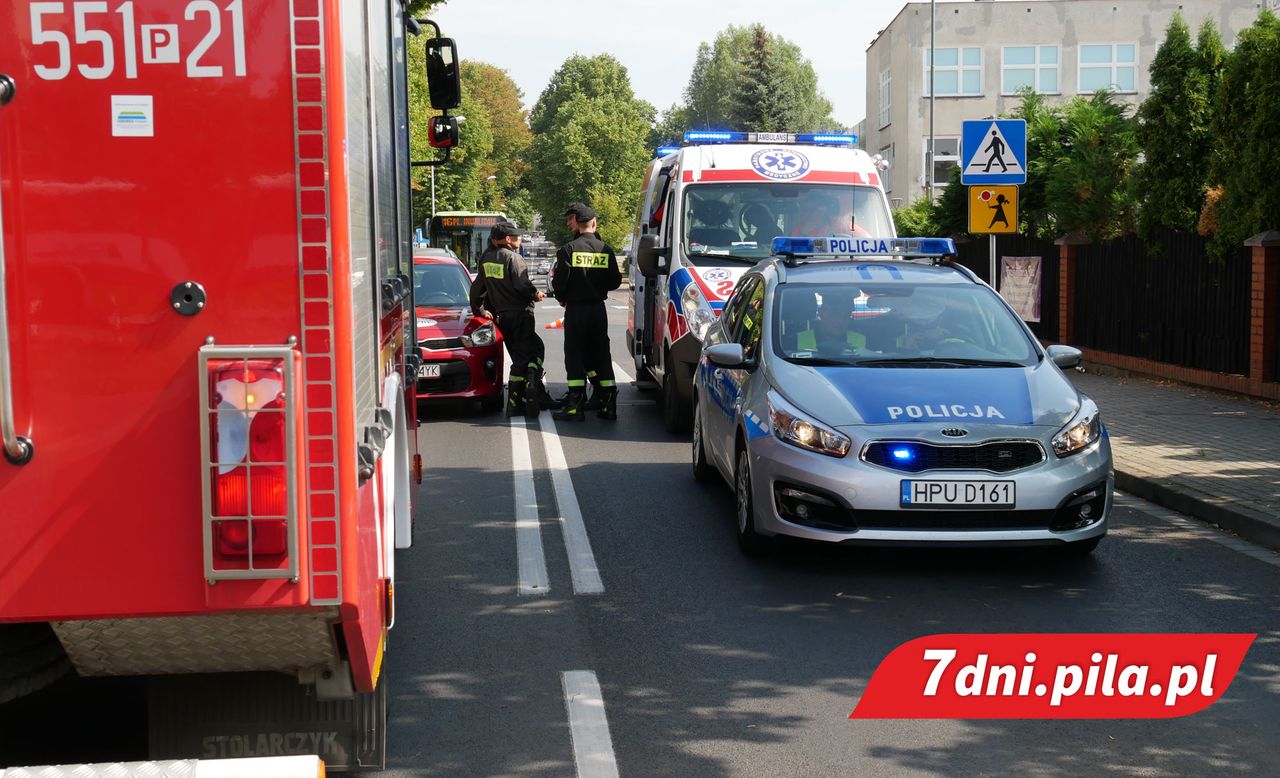 3 osoby poszkodowane po wypadku przy Intermarche