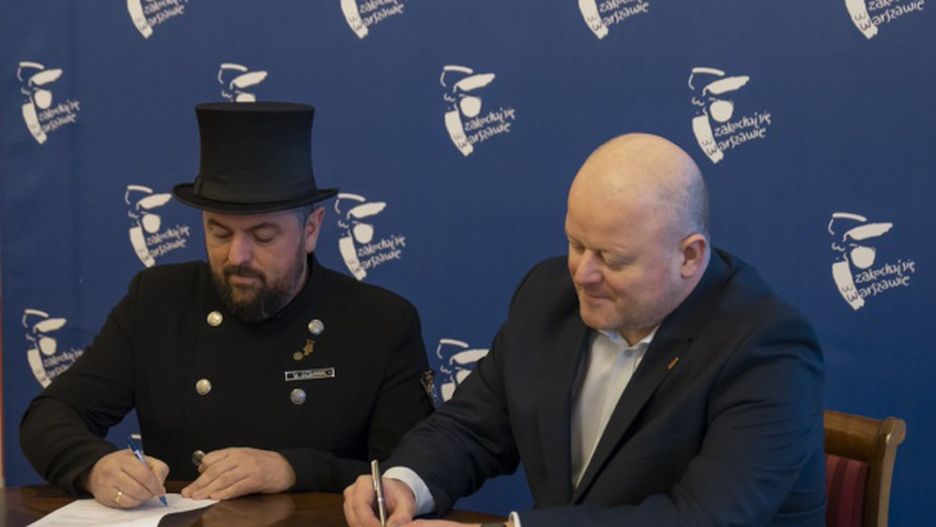Warszawa. Podpisanie porozumienia z Krajową Izbą Kominiarzy 