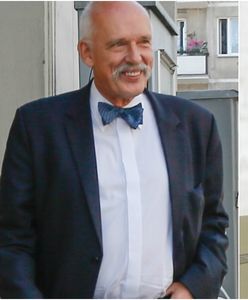 Korwin- Mikke ma własną interpretację słów papieża. Jednak ten żart mu nie się udał