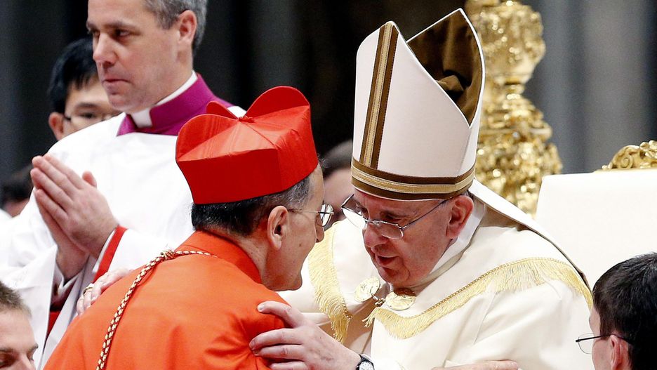 Kard. Beniamino Stella i papież Franciszek