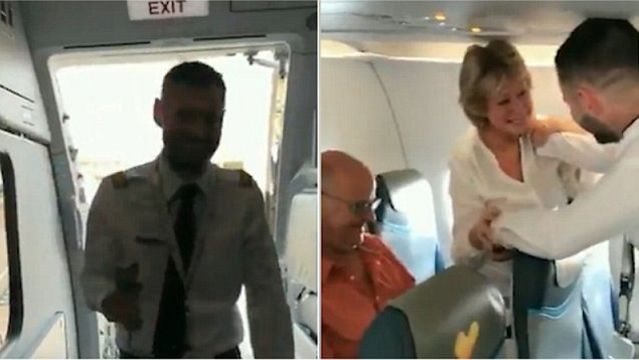 Pilot Joey Woollings zaskoczył swoich rodziców i podziękował im w piękny sposób.