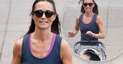 Szczuplutka siostra księżnej Kate przyłapana z synkiem podczas joggingu! Słodki Arthur to już spory kawaler o przepięknych oczach!