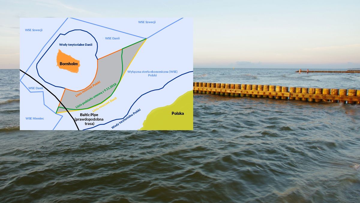„Szara strefa” między Bornholmem, a polskim wybrzeżem Bałtyku